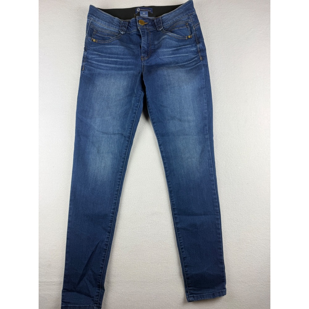 Democracy Ab solution Skinny Jeans Blue Indigo Mid Rise Stretch 10 B1105BBV2
